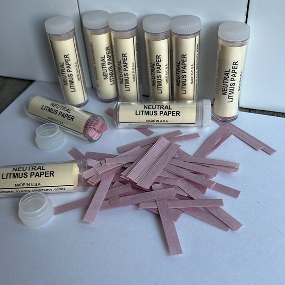 Litmus paper strips, rapid test containers, ammonia, nitrate nitrite, pH test - Picture 3 of 7
